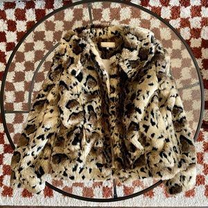 VINTAGE Cheetah/ Animal Print Jacket